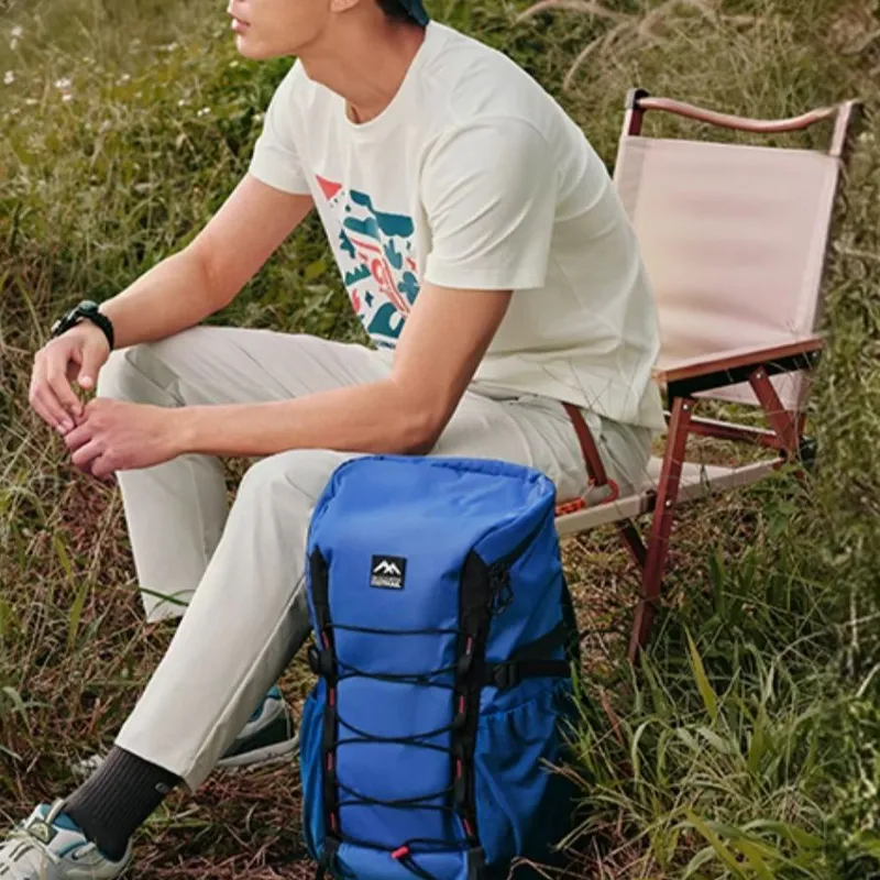 Skechers Fabric Backpack Regular Unisex Medieval Blue-3