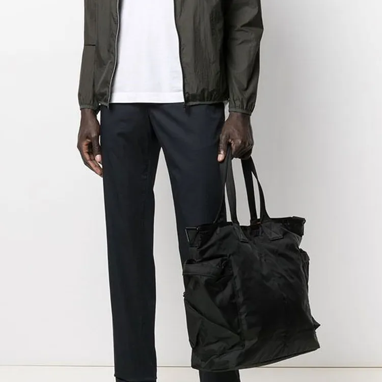 PORTER Polyester Tote Bag Shopping Bag Totes Handbags Men's Black-4