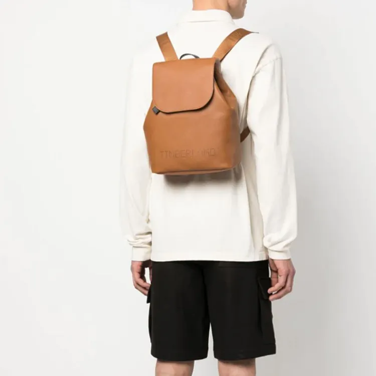 Timberland Leather Backpack Women's Brown-4
