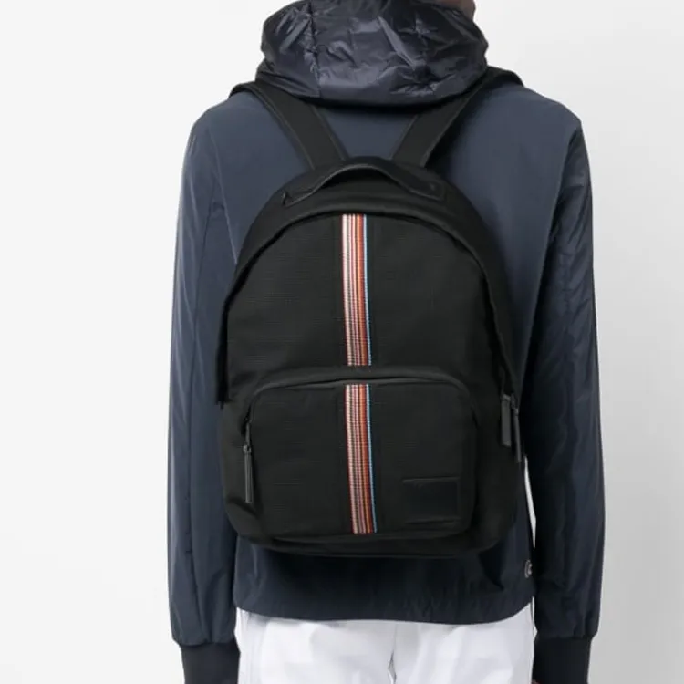 Paul Smith Polyamide Backpack Men's Black-4