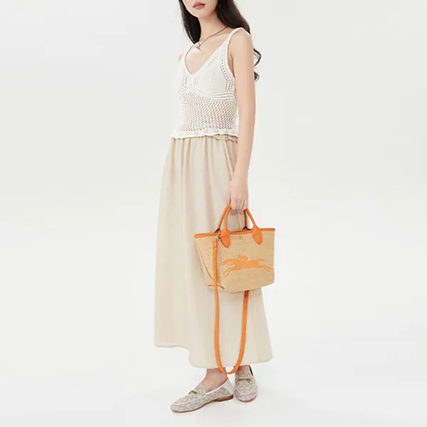 LONGCHAMP Le Panier Pliage S Basket Bag-6
