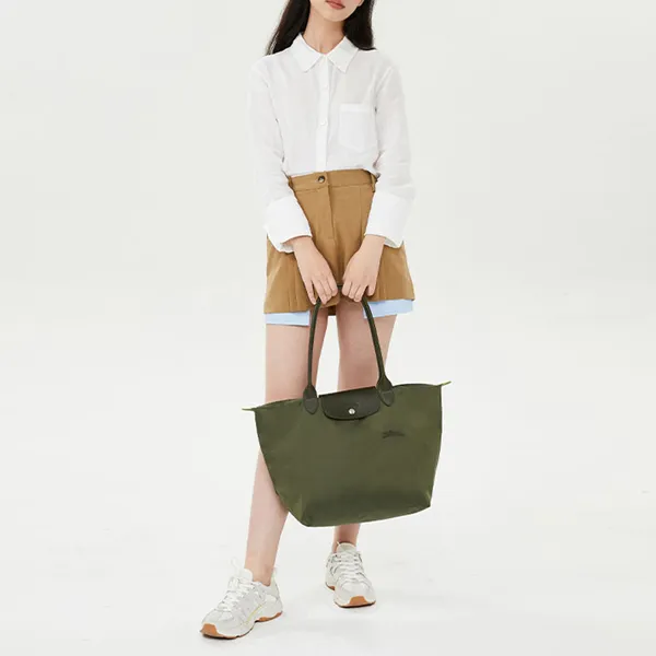 LONGCHAMP Le Pliage Green Shoulder Bags-8