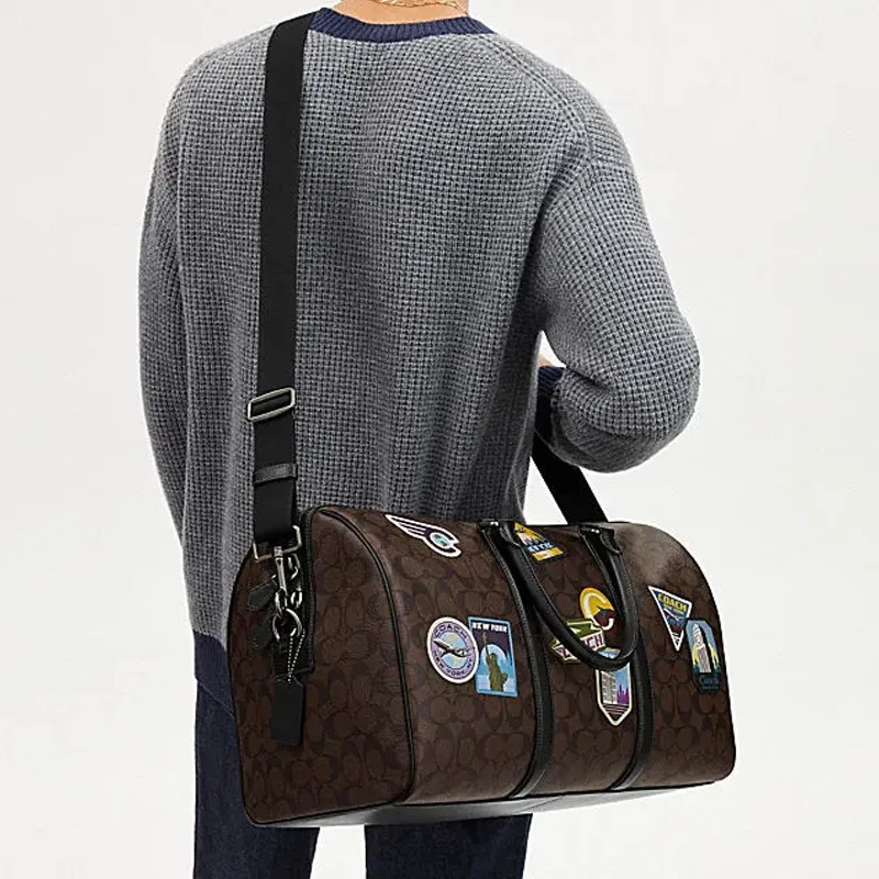 COACH Venturer Travel Bags Dark Coffee-4