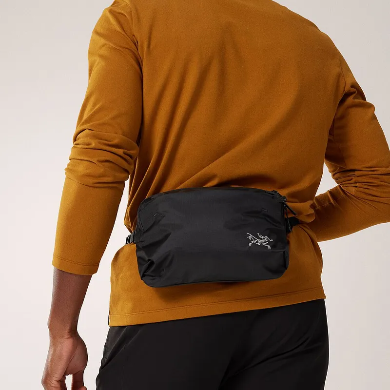 Arcteryx Nylon Shoulder Bag, Crossbody Bag Regular Unisex Black-4