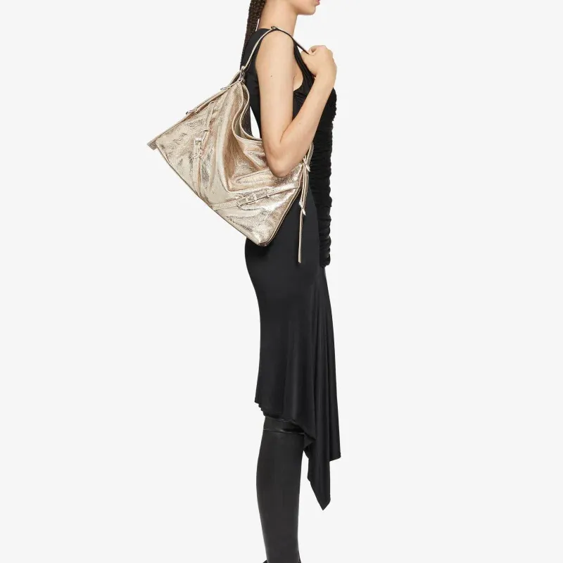 Givenchy Medium Voyou Bag Gold-5
