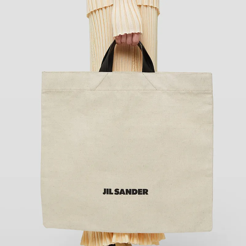 JIL SANDER Logo Printed Top Handle Bag-4
