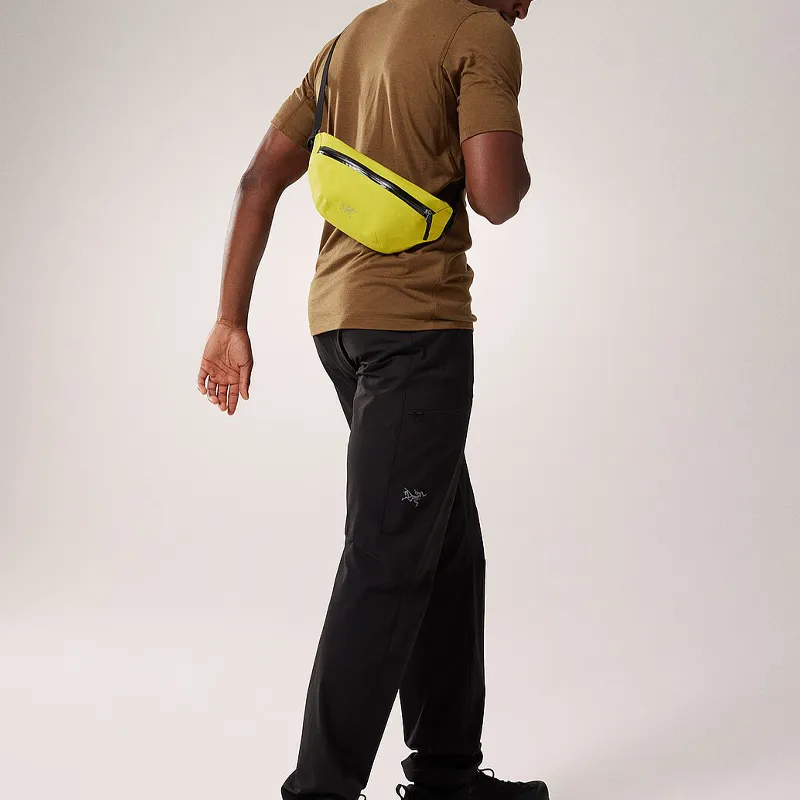 Arcteryx Nylon One Shoulder Crossbody Fanny Pack Regular Unisex Rock Green-4