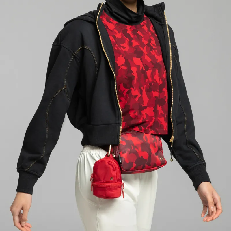 Lululemon Polyester Storage Bag Nano Women's Red-4