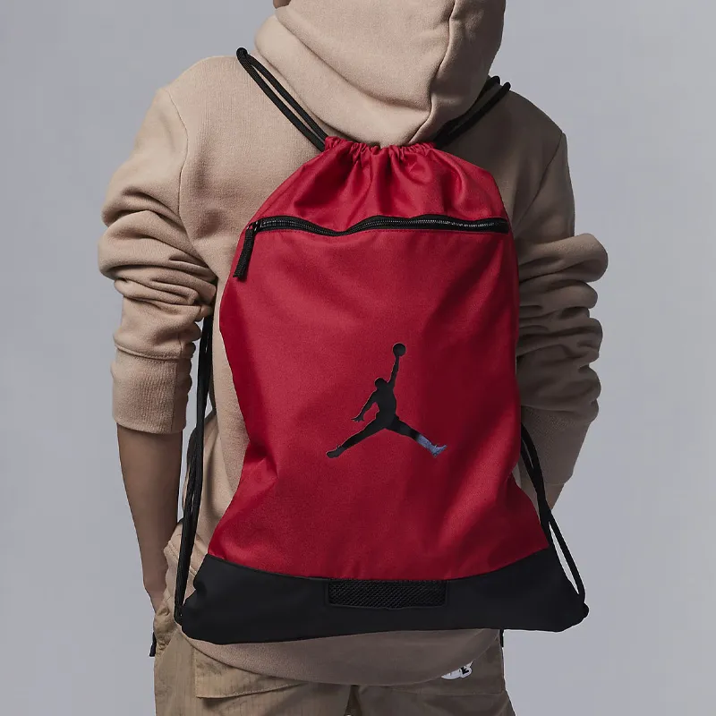 Jordan Polyester Gym Bag Trumpets Unisex Red-2