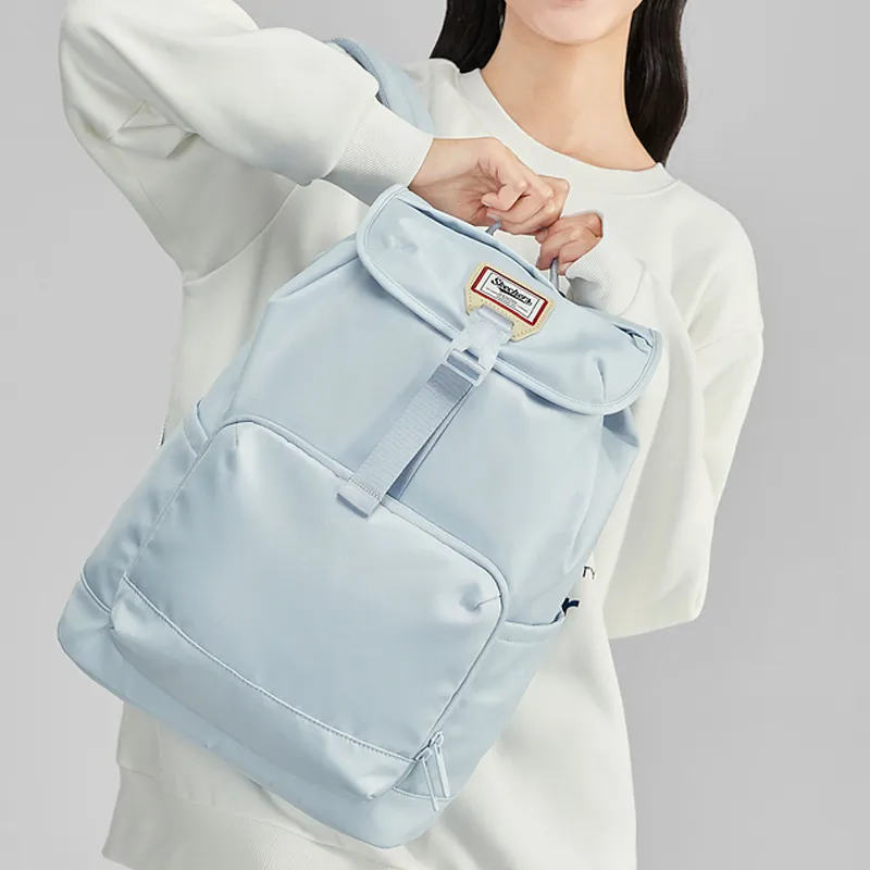 Skechers Fabric Backpack Regular Unisex Light Blue-3