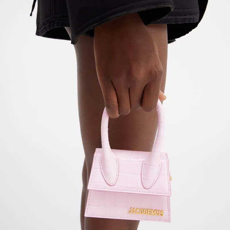 Jacquemus Le Chiquito Crocodile-embossed Mini Tote Bag-5