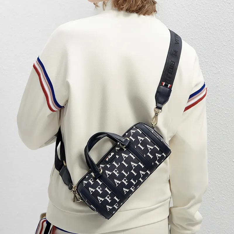 FILA Polyurethane Shoulder Bag, Crossbody Bag, Handbag Regular Women's Blue-5