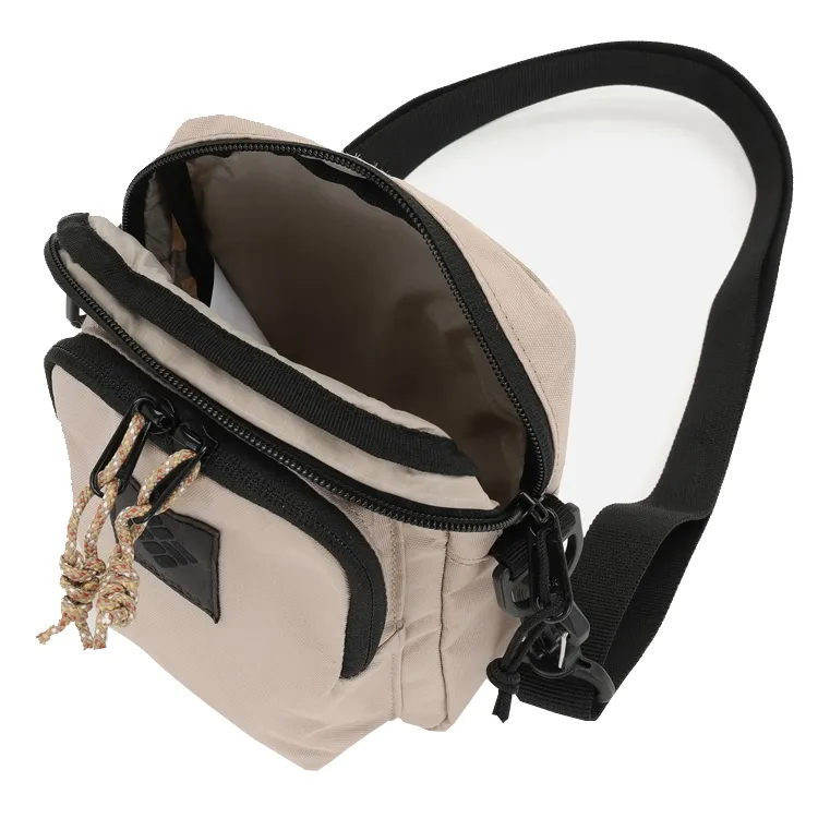 Columbia Nylon Crossbody Bag, Shoulder Bag Unisex Light Umber-3
