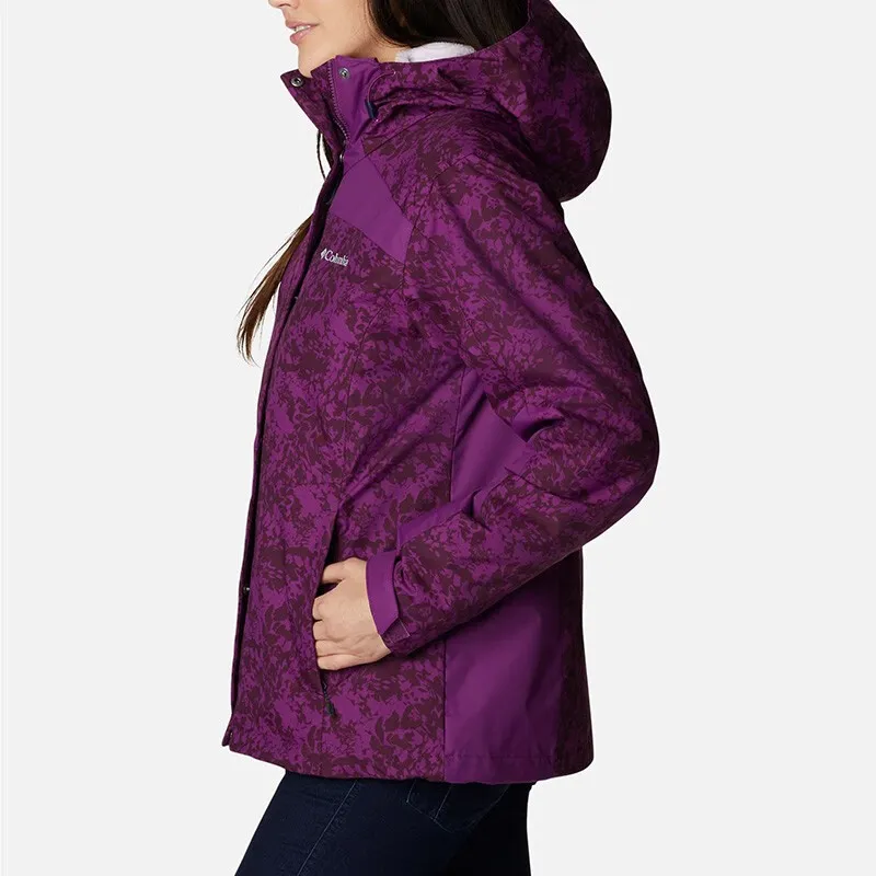 Columbia Windbreaker Jackets Women's Purple-6