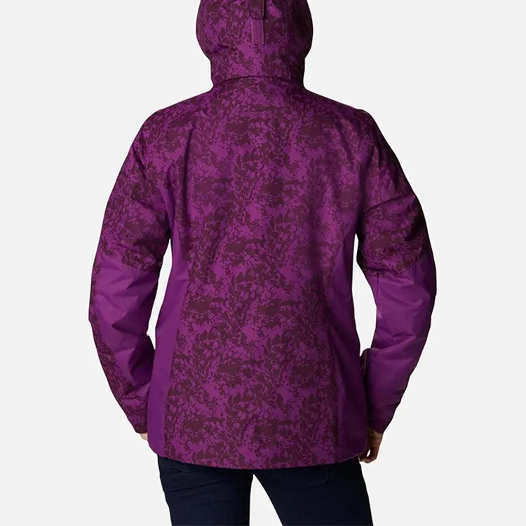 Columbia Windbreaker Jackets Women's Purple-5