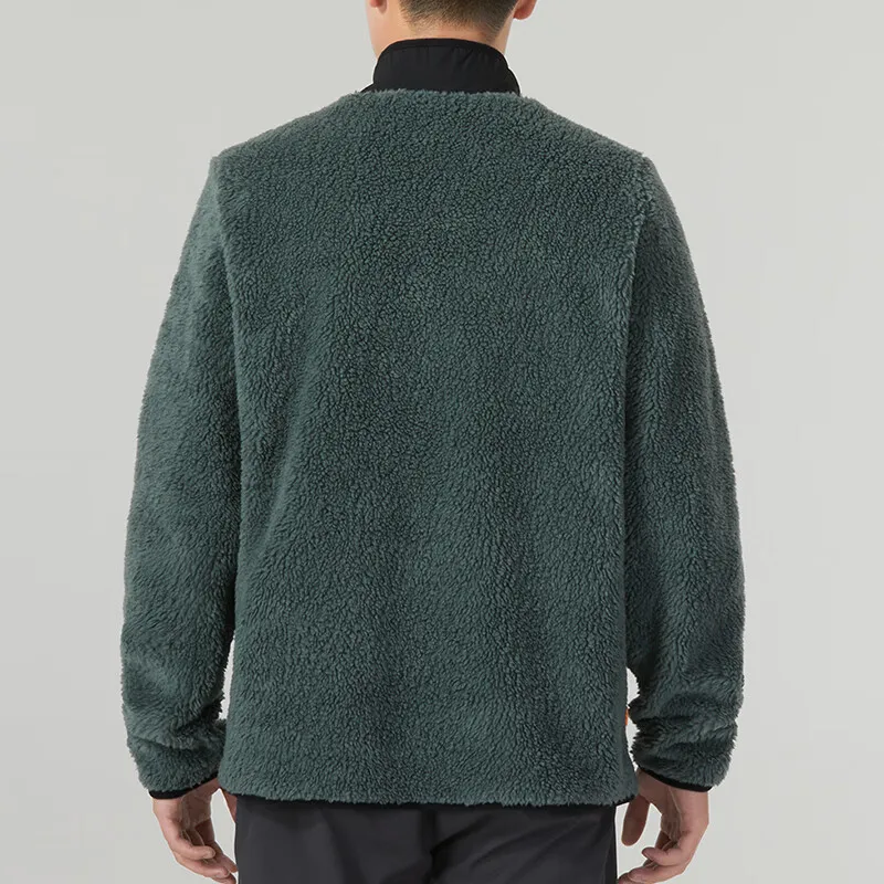 Timberland Velvet Jackets Men Dark Green-3
