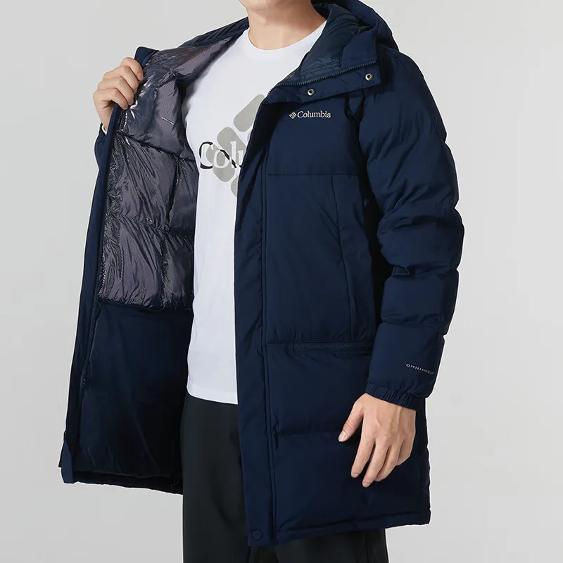 Columbia City Outdoor Collection Down Jacket Men's Navy Blue-4