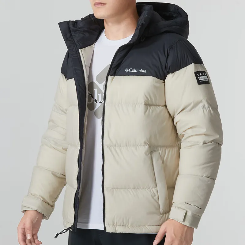 Columbia Boulo Point 2 Down Jacket Men's White-3