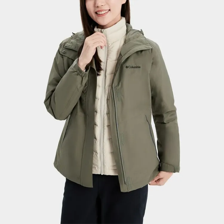 Columbia Water Resistant Windproof Wear Resistant Warm Windbreaker Jacket Women's-1