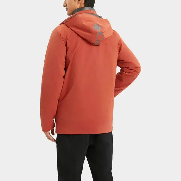 Columbia Windbreaker Jackets Men Red-3
