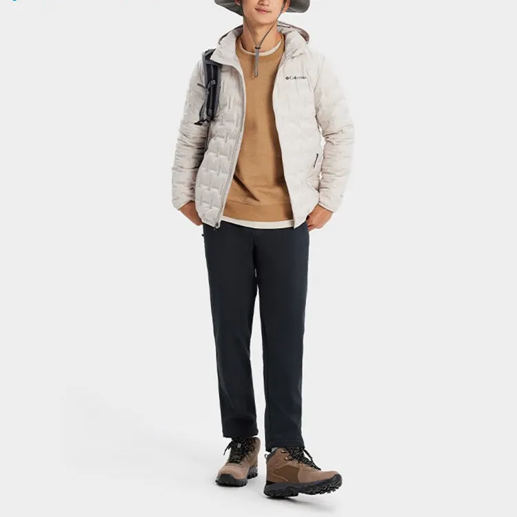 Columbia Delta Ridge Down Jackets Unisex Ecru-2