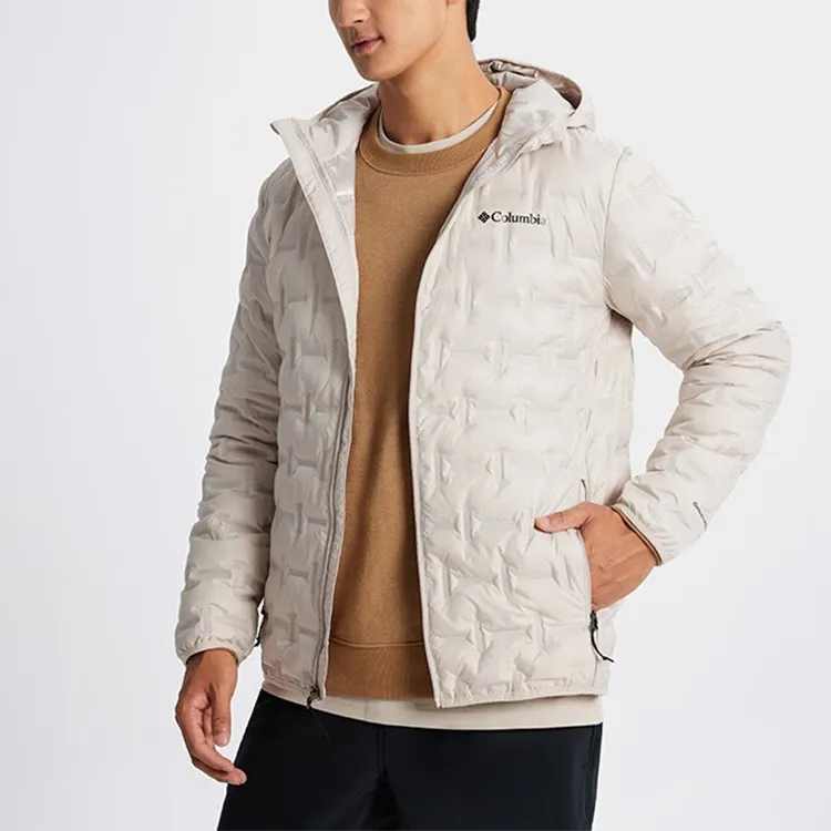 Columbia Delta Ridge Down Jackets Unisex Ecru-3