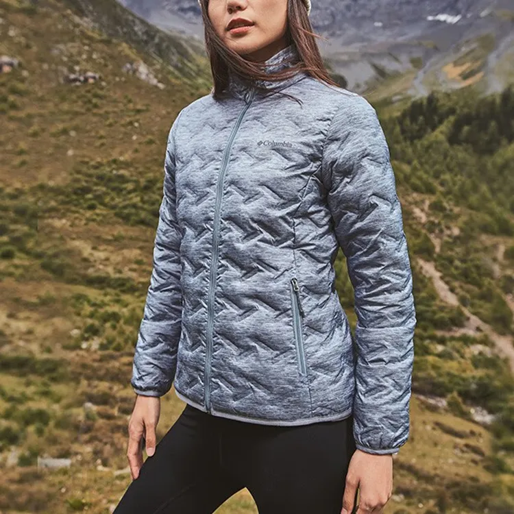 Columbia Delta Ridge Down Jackets Women's Gray-4