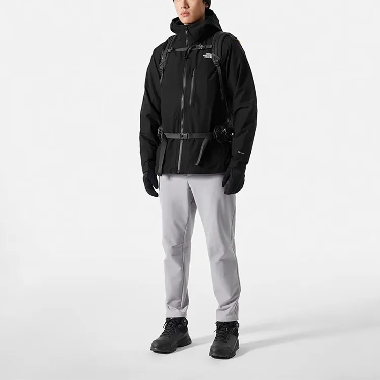 THE NORTH FACE TABLE Waterproof And Windproof To Keep Warm Windbreaker Jacket Men's Black-3