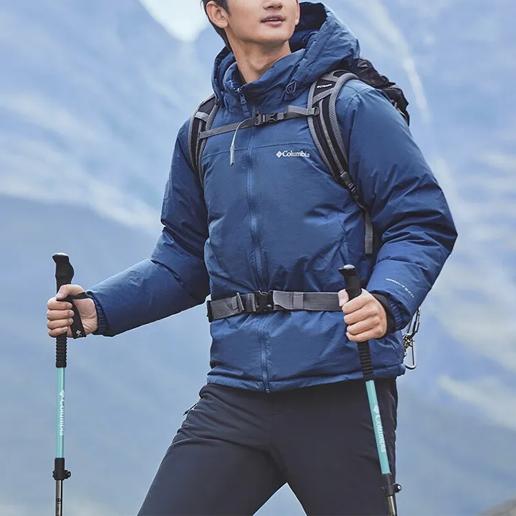 Columbia Down Jacket Men's Blue-3