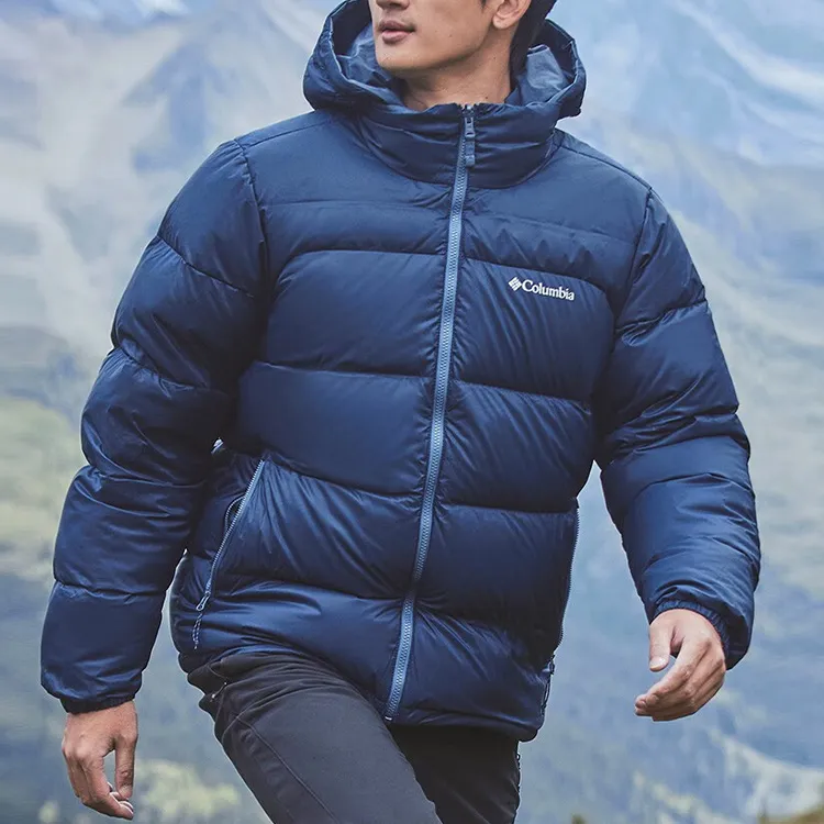 Columbia Down Jacket Men's Blue-2