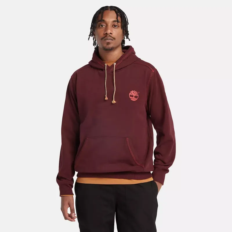 Timberland Sweatshirts Men Deep Red-3