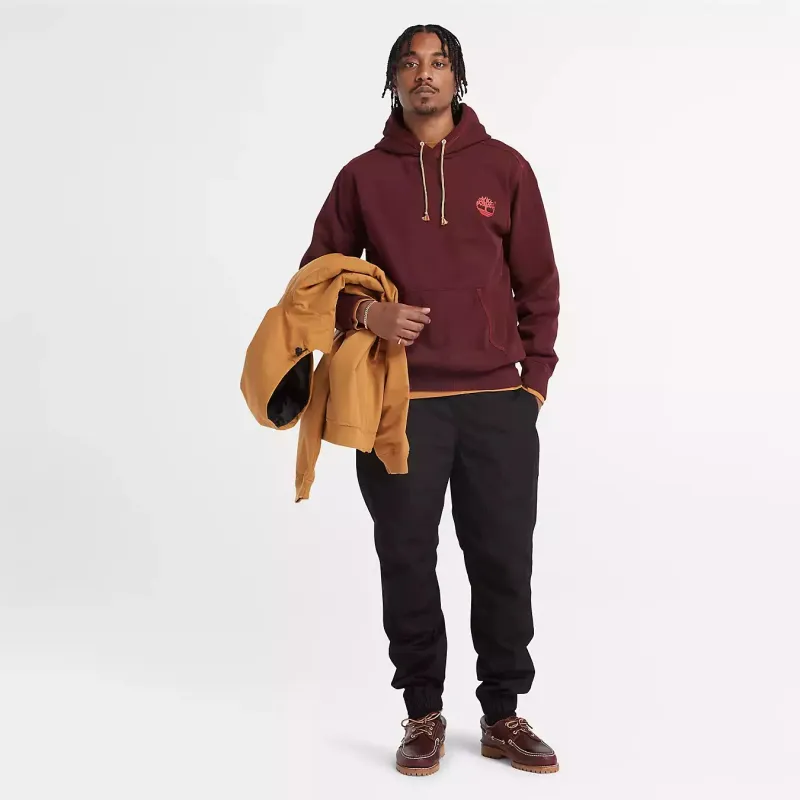 Timberland Sweatshirts Men Deep Red-1