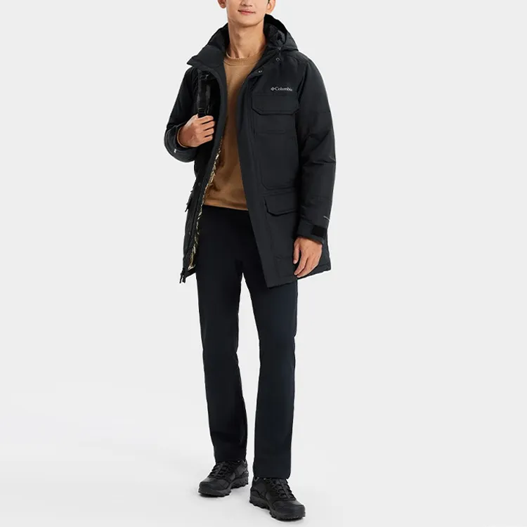 Columbia Windbreaker Jackets Men Black-2