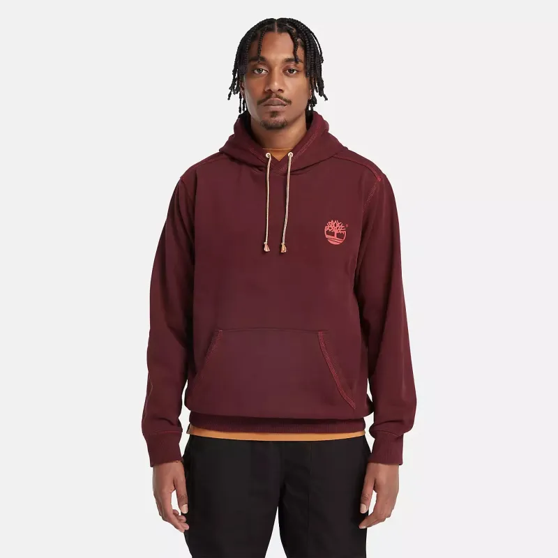 Timberland Sweatshirts Men Deep Red-2