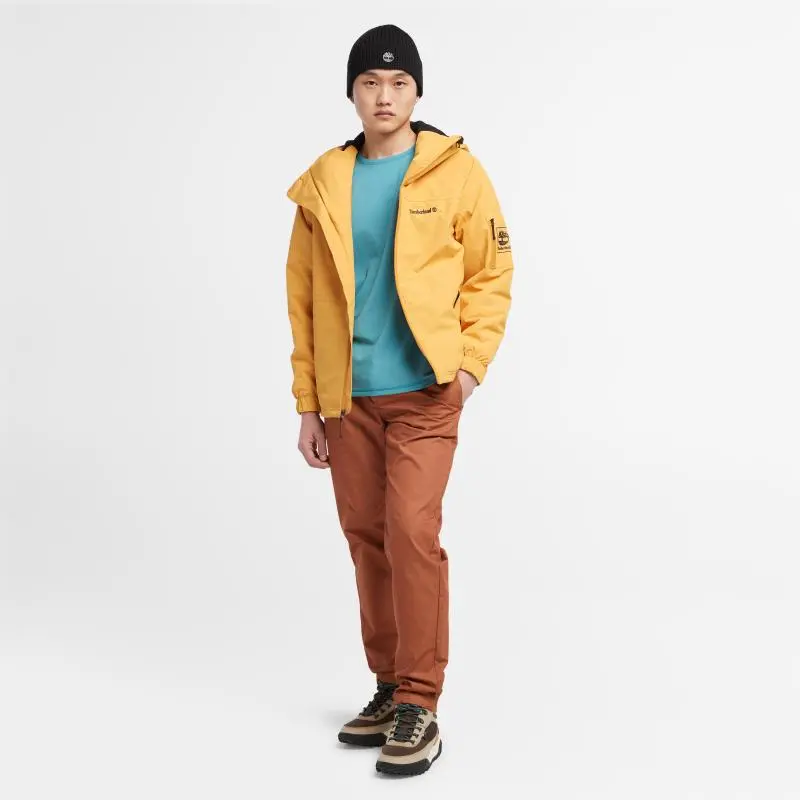 Timberland Water Resistant Windproof And Water Repellent Windbreaker Jacket Men's Yellow-1