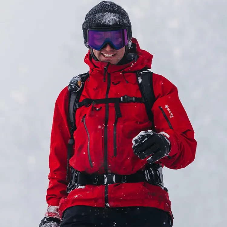 BURTON AK457 Collection GORETEX PRO 3L Ski Top Men's Flame Red-1