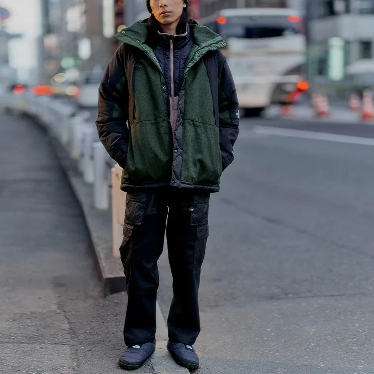 THE NORTH FACE Black Series Fabric Mix Down Jacket-1