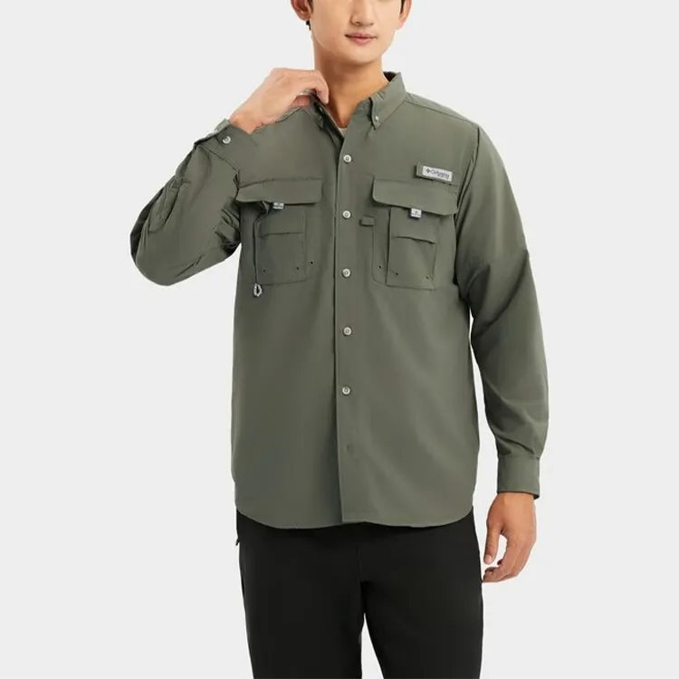 Columbia PFG Shirt Unisex Green-1