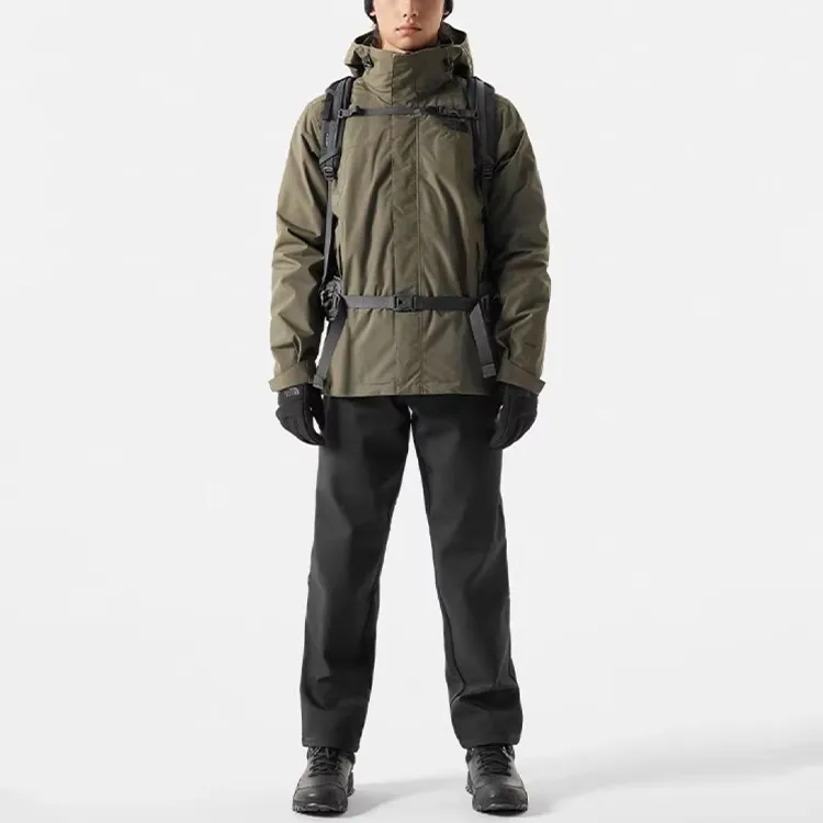 THE NORTH FACE City Outdoor Collection Windbreaker Jackets Men Green-2