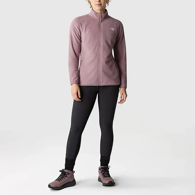 THE NORTH FACE Velvet Jackets Women's Gray Pink-2