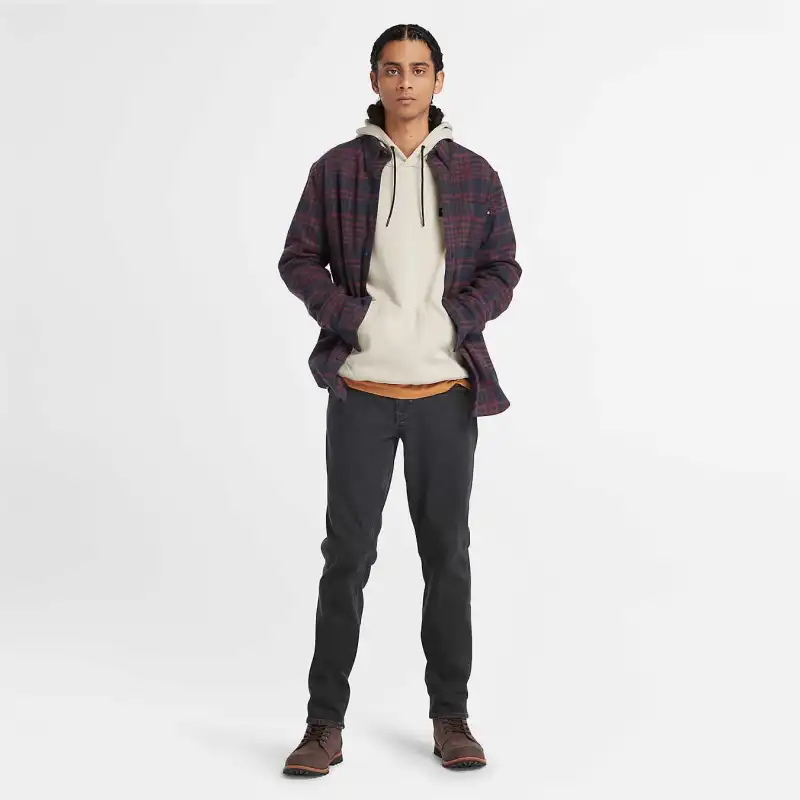 Timberland Shirt Men's Dark Purple-1