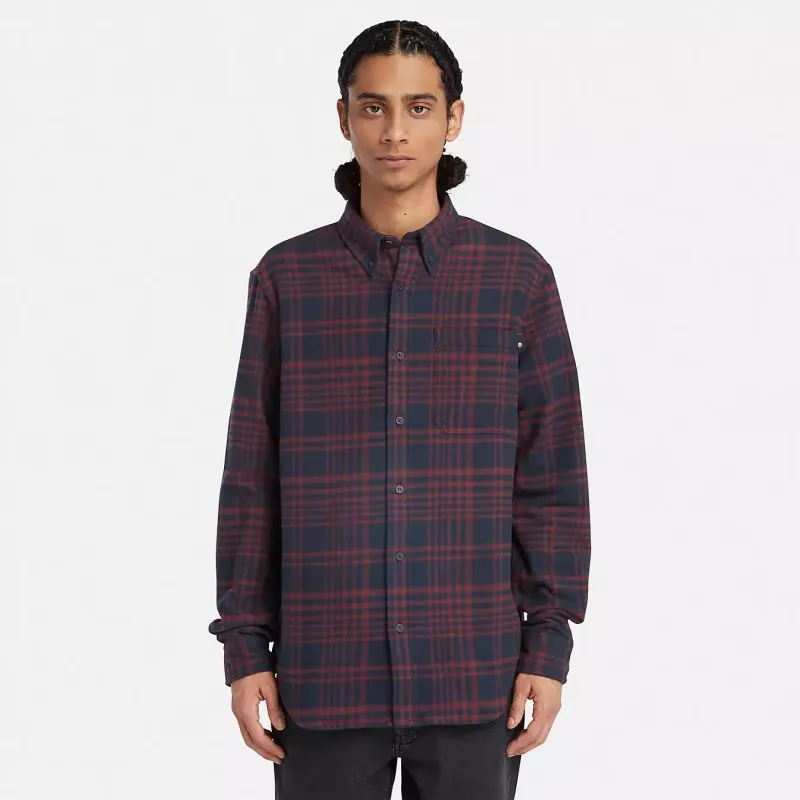 Timberland Shirt Men's Dark Purple-2