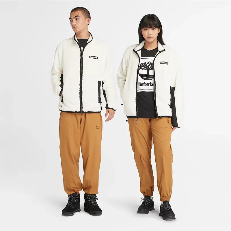 Timberland Velvet-feel Coat Unisex White-1