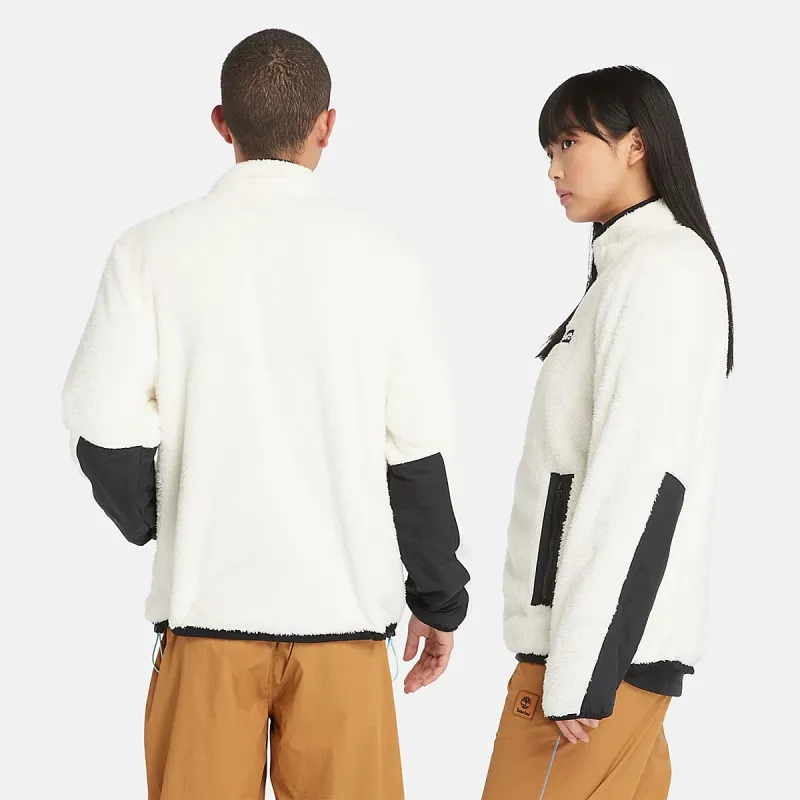 Timberland Velvet-feel Coat Unisex White-3