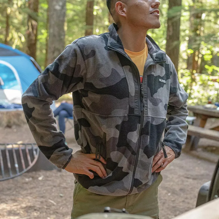 Columbia Back Bowl Back Bowl™ Velvet-feel Coat Men's Camouflage-7
