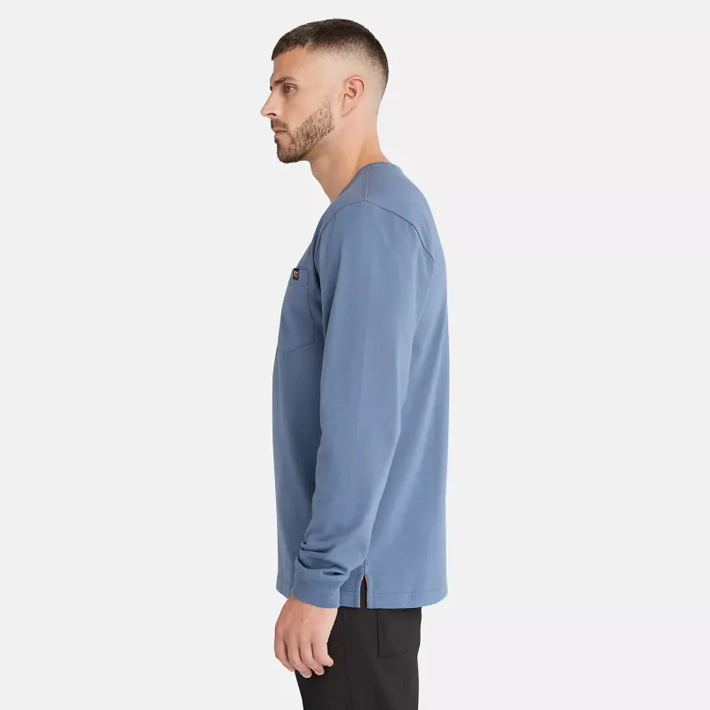 Timberland PRO® Core Pocket T-Shirt Men's Dusty Blue-4