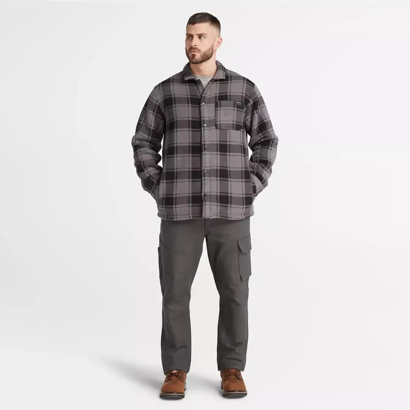 Timberland PRO® Gritman Check Heavyweight Shirt Men's Gray-1