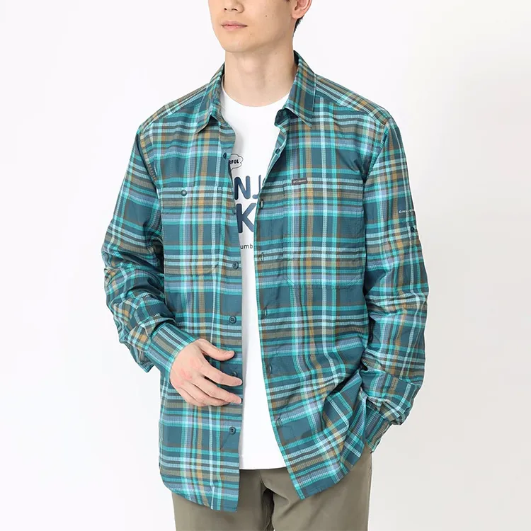 Columbia Shirt Men's Peacock Green-4