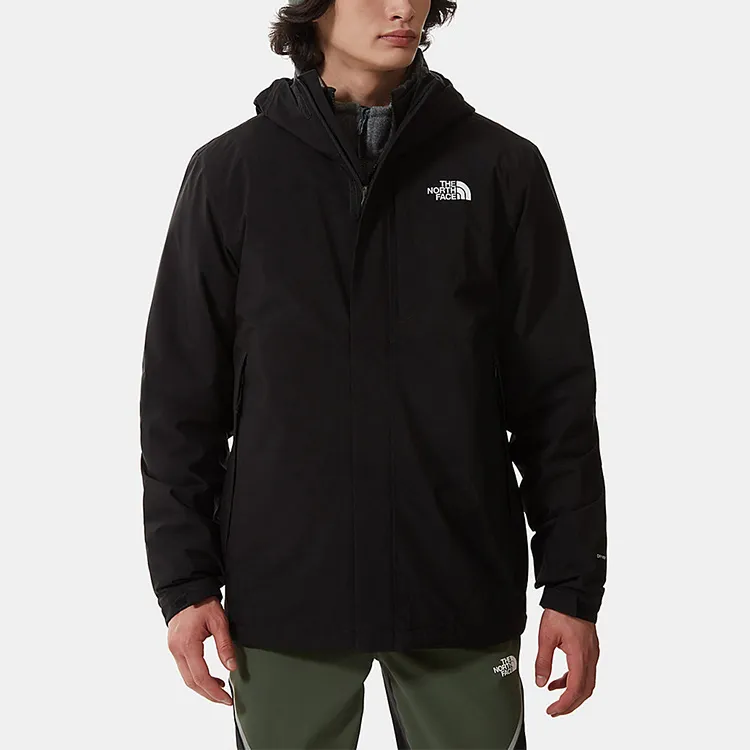 THE NORTH FACE Carto Triclimate Waterproof, Windproof, And Breathable Windbreaker Jacket Men's Black-3
