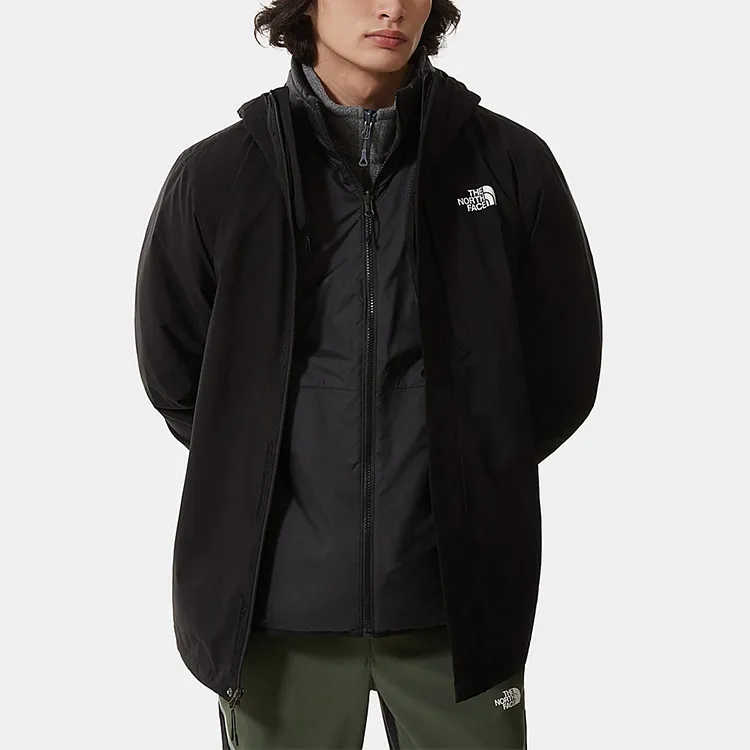 THE NORTH FACE Carto Triclimate Waterproof, Windproof, And Breathable Windbreaker Jacket Men's Black-4